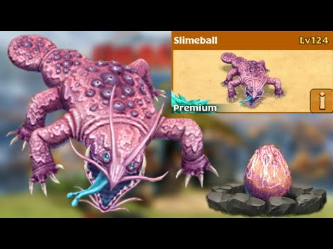 SLIMEBALL Max Level 124 Titan mode - Premium Cavern Crasher - Dragons:Rise of Berk