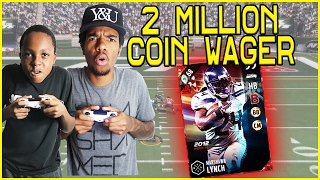 CRAZY 2 MILLION COIN WAGER NAIL BITER! - MUT Wars Ep.52 | Madden 17 Ultimate Team