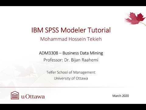 IBM SPSS Modeler Tutorial on Data Mining Process