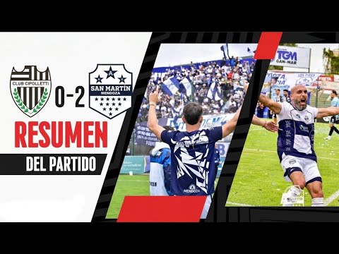 Cipolleti 0-2 San Martín F || Final Federal A 2026