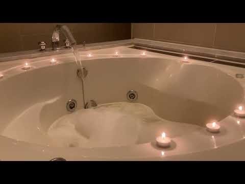 Bathtub Filling ASMR //  Bath Powder 🫧 3 Hour Loop to Fall Asleep 💤