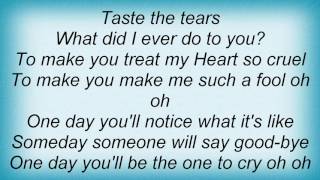 Amber - Taste The Tears Lyrics