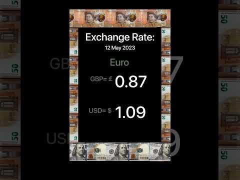 Currency Exchange Rate Today GBP USD EUR