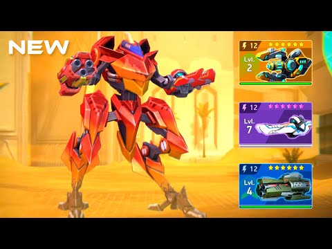 New LIVING FOSSIL - Lacewing & Fragment Gun 12, Arc Torrent 12, Particle Beam 12 - Mech Arena