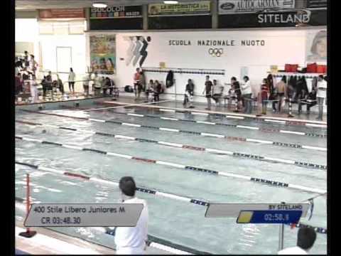 Serie 3 dei 400 Stile Libero Juniores Maschi - 16 Memorial Chiara Giavi