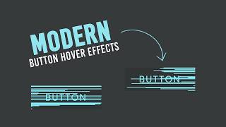 Modern Javascript Button Hover Animation Effects