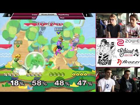Extra Angle 3 Melee Doubles: WR2 - Crotes/ZipD vs MojoMonkey/West
