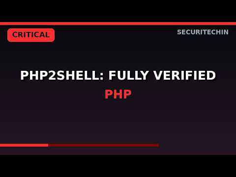 php2shell Verified: Exploitation Started, Workaround Failed