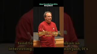 Linus Torvalds Says Git Is Everywhere #shorts #linux #git #knowledge