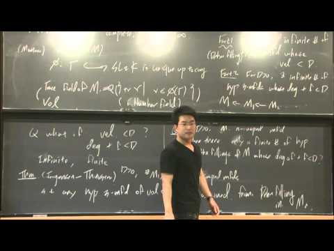 Hyperbolic 3-manifolds of bounded volume and trace field degre - Bogwang Jeon