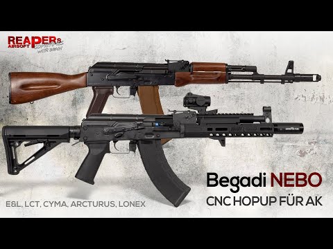 [Tech] Begadi NEBO CNC Rotary HopUp für AKs (E&L,LCT,Cyma,Arcturus) 6mm Softair/Airsoft (DE)