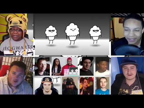 THE MUFFIN SONG (asdfmovie feat. Schmoyoho) [REACTION MASH-UP]#384