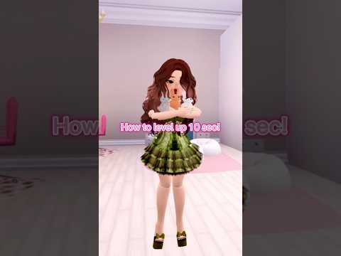 HOW to LEVEL UP in 10 SECONDS! (Royale high farming method secret)