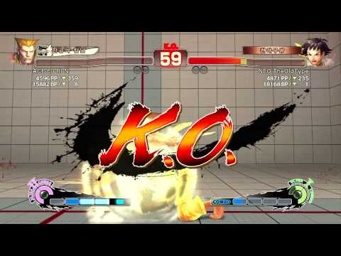 SSF4 AE 2012: ACE E I RI N (Guile) vs NEO TheOldType (Makoto) - 4