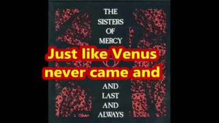 sisters of mercy   No time to cry Lyrics