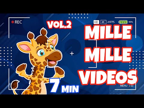 Mille Mille Vídeos Vol.2 - Giramille 7 min | Desenho Animado Musical