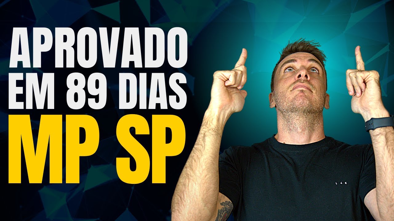 2 hacks para ser aprovado no concurso oficial de promotoria MP SP em 89 dias