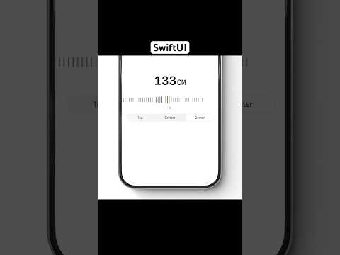 SwiftUI Animated Scrollable Slider - Custom Picker - #apple #animation #ios #coding thumbnail