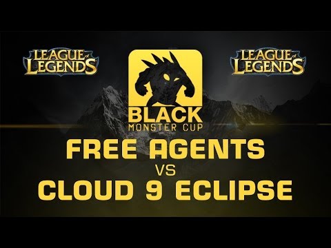 Cloud 9 Eclipse vs. Free Agents - Semifinal Map 2 - BMC Spring Finals  - League of Legends