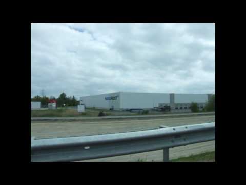 Fahrt durch Wilhelmshaven: Freiligrathstraße  Jade-Weser-Port