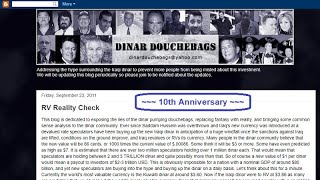 Dinar Douchebags 10th Anniversary