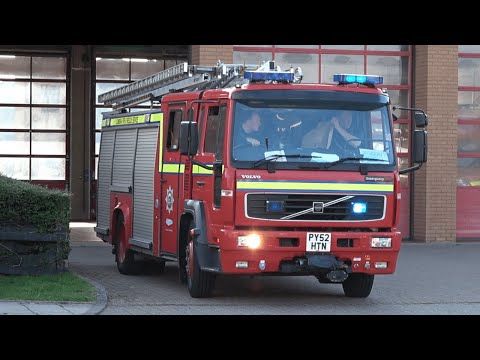 Cumbria Fire & Rescue Service - Barrow Reserve Water Ladder Turnout