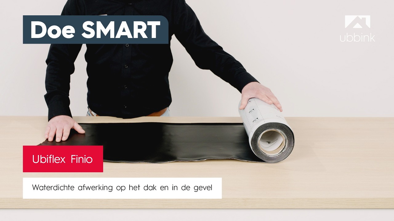 Ubiflex Finio - waterdichte afwerking op het dak en in de gevel