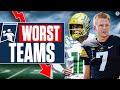 Top 5 WORST College Football Teams: Oregon, Iowa + MORE | CBS Sports HQ