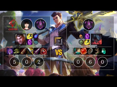 GRF Sword Jayce vs Aatrox Top - KR Master Patch 10.10