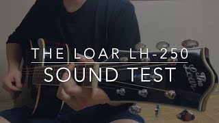 Video thumbnail for The Loar LH-250 Sound Test by DK Joshua