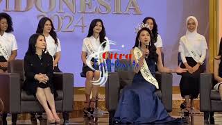 Audrey Vanessa Beri Pesan Semangat Kepada 38 Finalis Miss Indonesia 2024