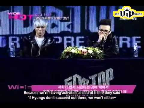 {BBVIPSUBS}101215 GD&TOP on Mnet Wide News