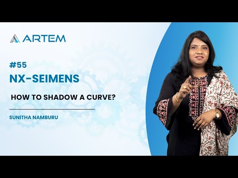 How to shadow a curve? - Nx Siemens #55 #explore #trending #shorts #youtubeshorts #shortvideo #short