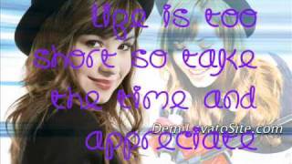 Demi Lovato - Appreciate (Lyrics Video)