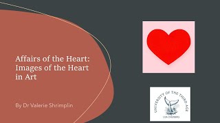 Affairs of the Heart by Dr Valerie Shrimplin