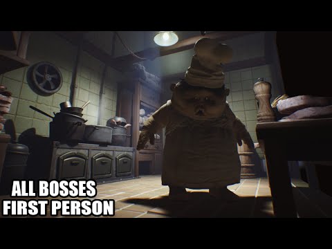 Little Nightmares - All Bosses (FIRST PERSON) HD 1080p60 PC