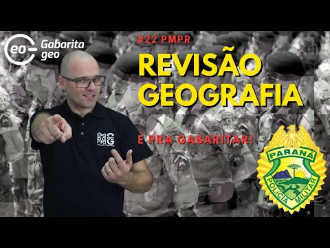 AO VIVO | EDITAL PMPR 2020 REVISÃO GEOGRAFIA | GABARITAGEO CONCURSOS