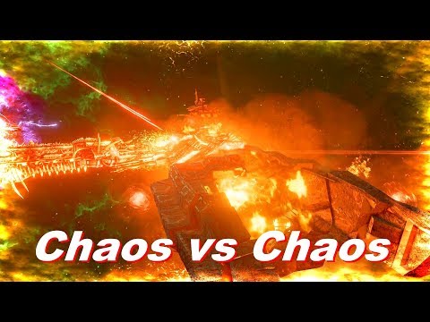 Chaos vs Chaos! Khorne Fleet, Rank 135, Heroic Difficulty, 1500 Points - Battlefleet Gothic Armada