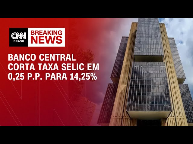 BC corta juros em 0,25 ponto pela 3ª vez e reduz Selic a 14,25% | FECHAMENTO DE MERCADO