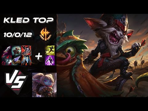 TOP Kled vs Poppy - NA Grandmaster Patch 25.23