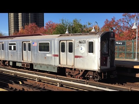 NYC Subway HD 60fps: R142 & R142A 4 Trains @ Mosholu Parkway (11/13/16)