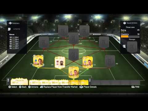 FIFA 15 - England Squad Builder