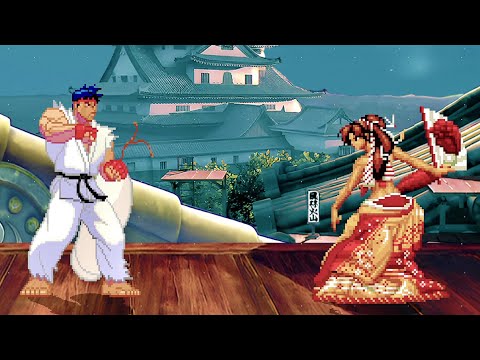 RYU vs MAI SHIRANUI - Must See MOST EXTREME EPIC Fights!