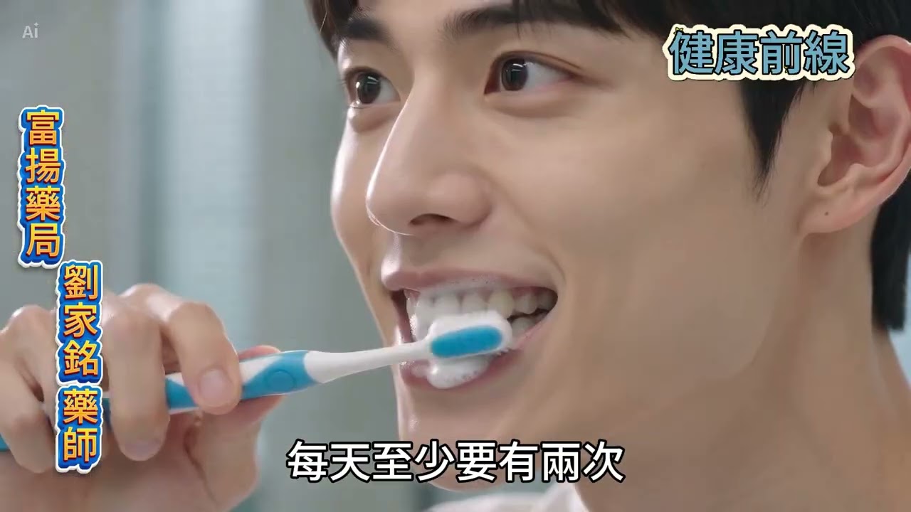 劉家銘藥師教大家如何做正確的口腔保健習慣，讓大家都擁有好的口腔衛生知識 - 健康醫療影片