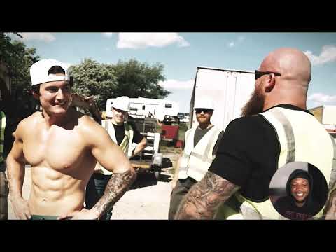 Epic Clash - Construction Workers vs. Bodybuilders in Intense Battle