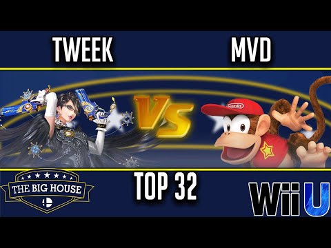 The Big House 7 Top 32 - P1 | Tweek (Bayonetta) vs PG | MVD (Diddy Kong)