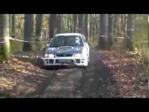 1.Rajd Wielkopolski 2013 - Piotr Brzoskowski / Rafał Bogacz - Subaru Impreza