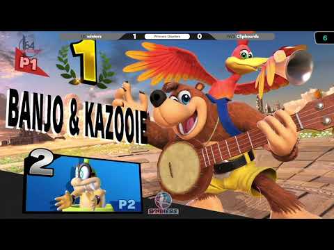 Smash Ultimate: LB | winters (Banjo & Kazooie) V GVS | Clipboards (Bowser Jr.) - Synthesis Online 72