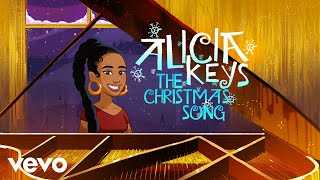 Kadr z teledysku The Christmas Song tekst piosenki Alicia Keys