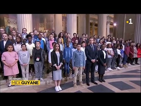 #abolitionesclavage:Hommage au Panthéon du président de la République Emmanuel Macron